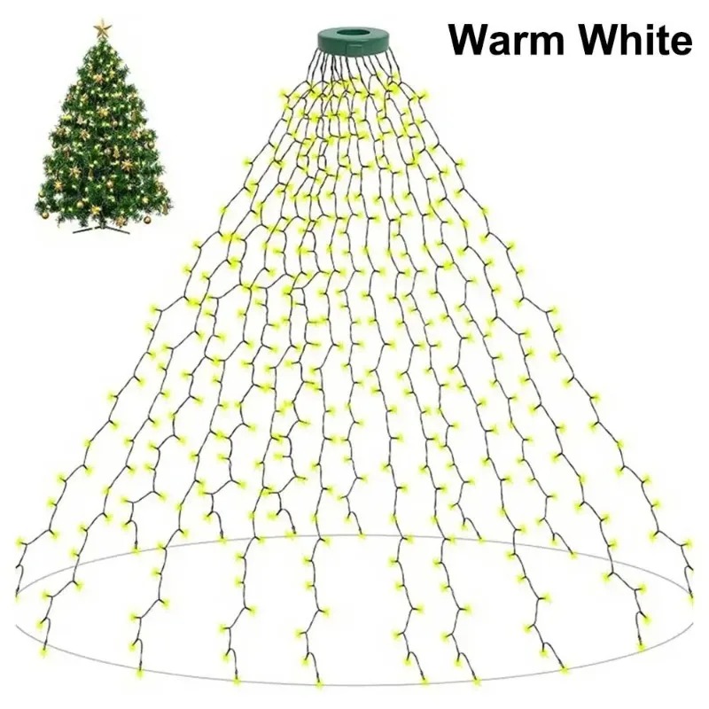 Lampu LED USB Tahan Air, 8 Mod - Lighting Tree Decor ulasan dan harga