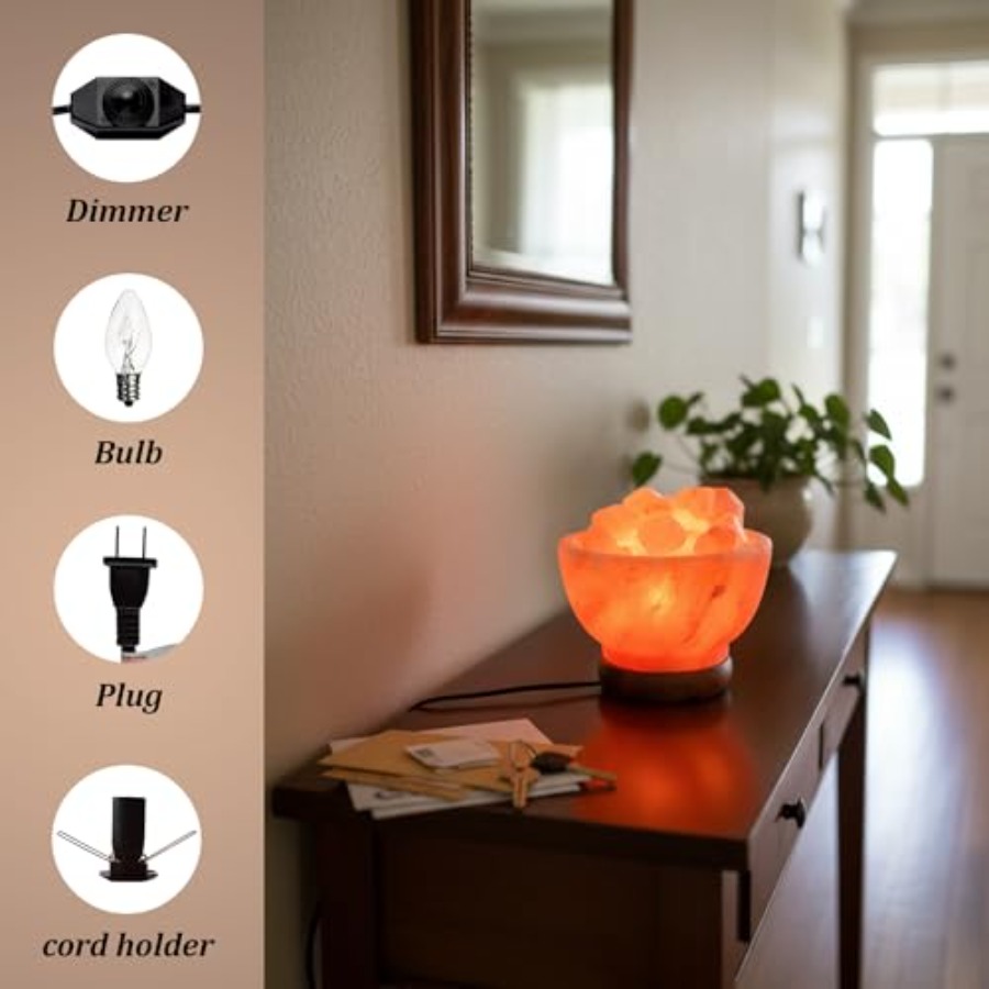 Lampu Garam Himalaya Pink Asli - Himalayan Salt Lamp ulasan dan harga