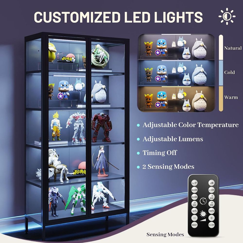 Lemari Pajang Kaca Tinggi 71 d - Lighting & Home Decor Studio Photos ulasan dan harga