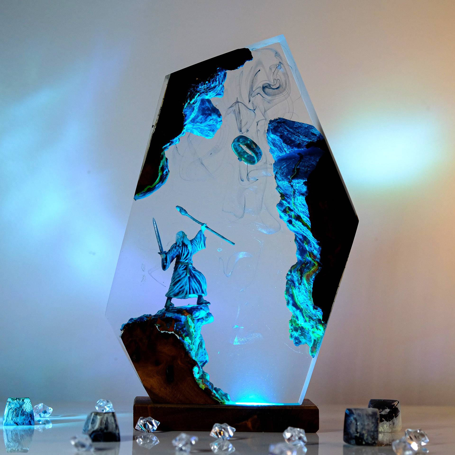 Lampu Resin Figur Adegan Film  - Lighting Decoration For Wedding ulasan dan harga