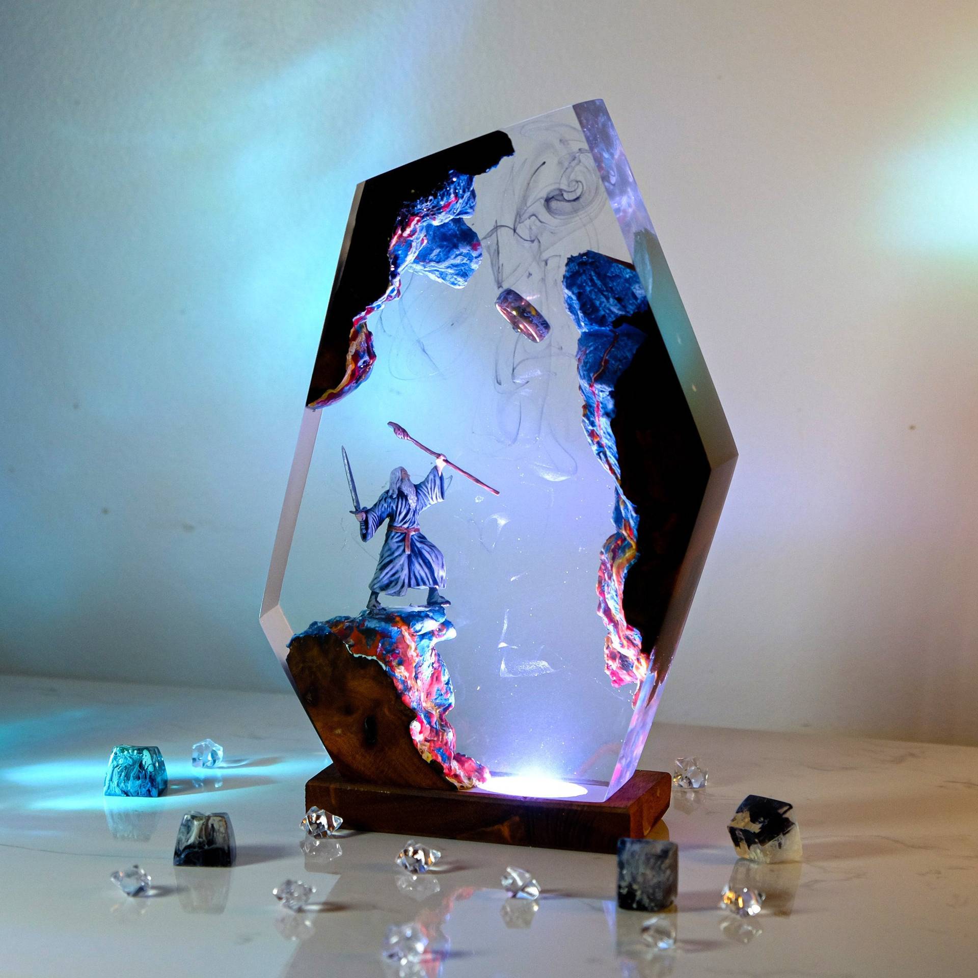 Lampu Resin Figur Adegan Film  - Lighting Decoration For Wedding ulasan dan harga