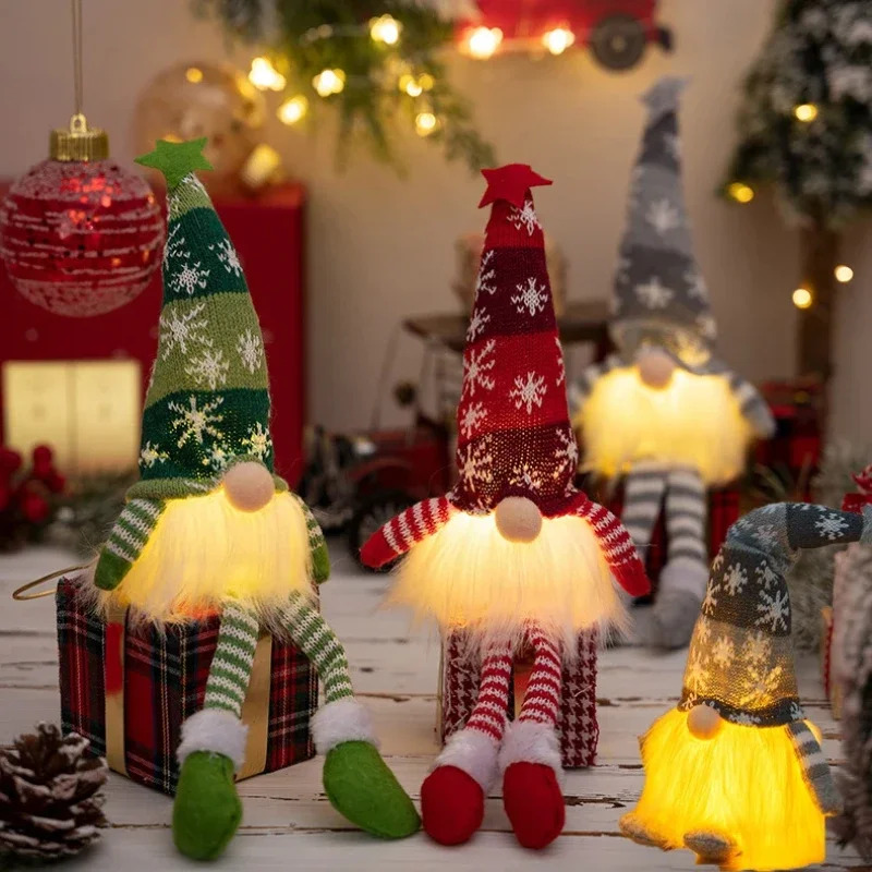 Ornamen Boneka Tanpa Wajah Nat - Lighting Tree Decor ulasan dan harga