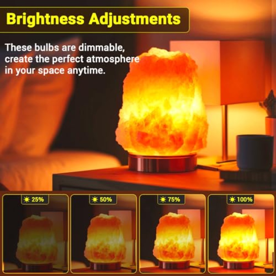 Bohlam Lampu Garam E12 T20 15W - Himalayan Salt Lamp ulasan dan harga