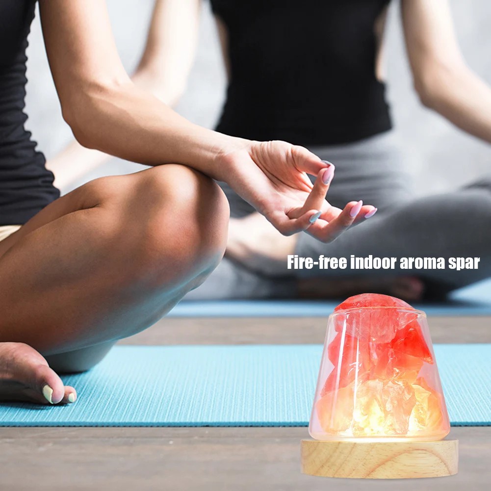 D2 Lampu Malam Meja Garam Hima - Himalayan Salt Lamp ulasan dan harga