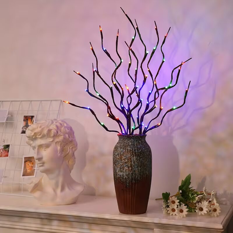 1/2 Buah 20LED Lampu Cabang Po - Lighting Tree Decor ulasan dan harga