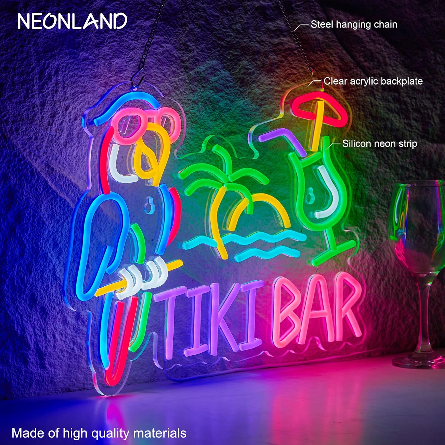 Lampu Neon LED USB Bentuk Buru - Lighting Tree Decor ulasan dan harga