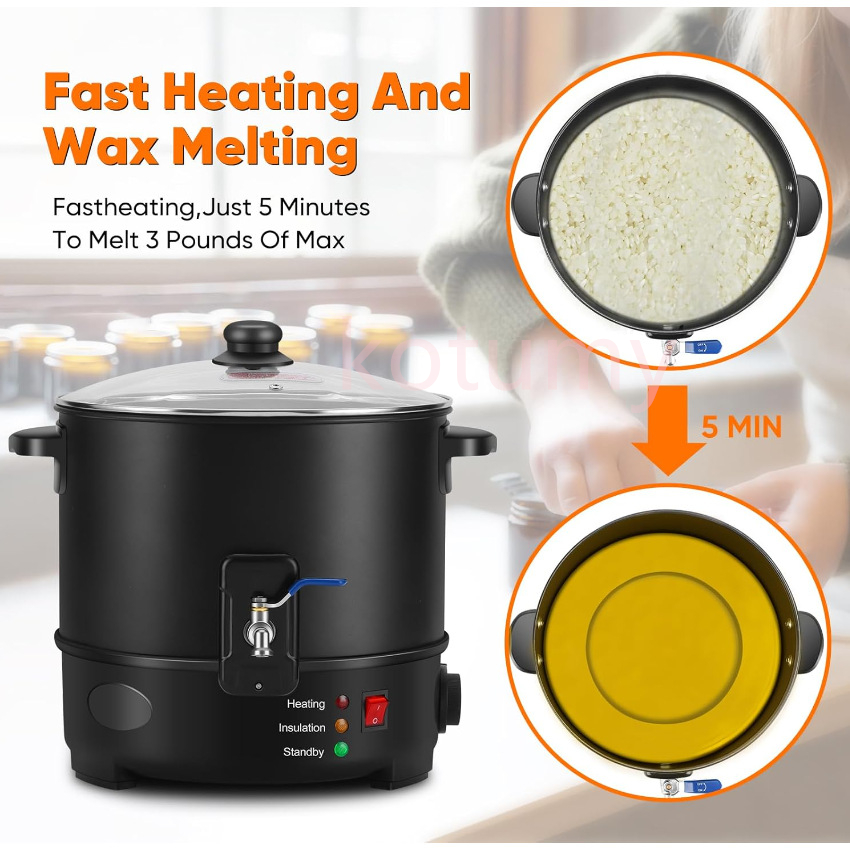 Mesin Peleleh Lilin Parafin 6L - Wax Melter Electric ulasan dan harga