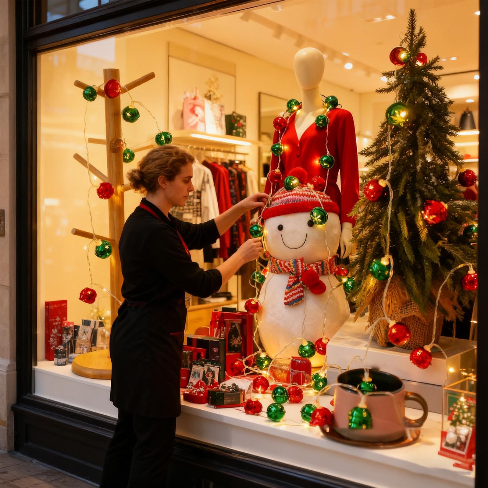 Lampu Natal Bentuk Lonceng Ber - Lighting Tree Decor ulasan dan harga