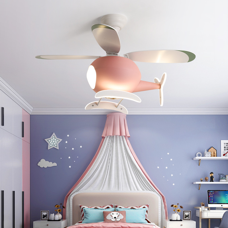 Lampu Kipas Pesawat Kartun Kre - Decor Lighting Lamps ulasan dan harga