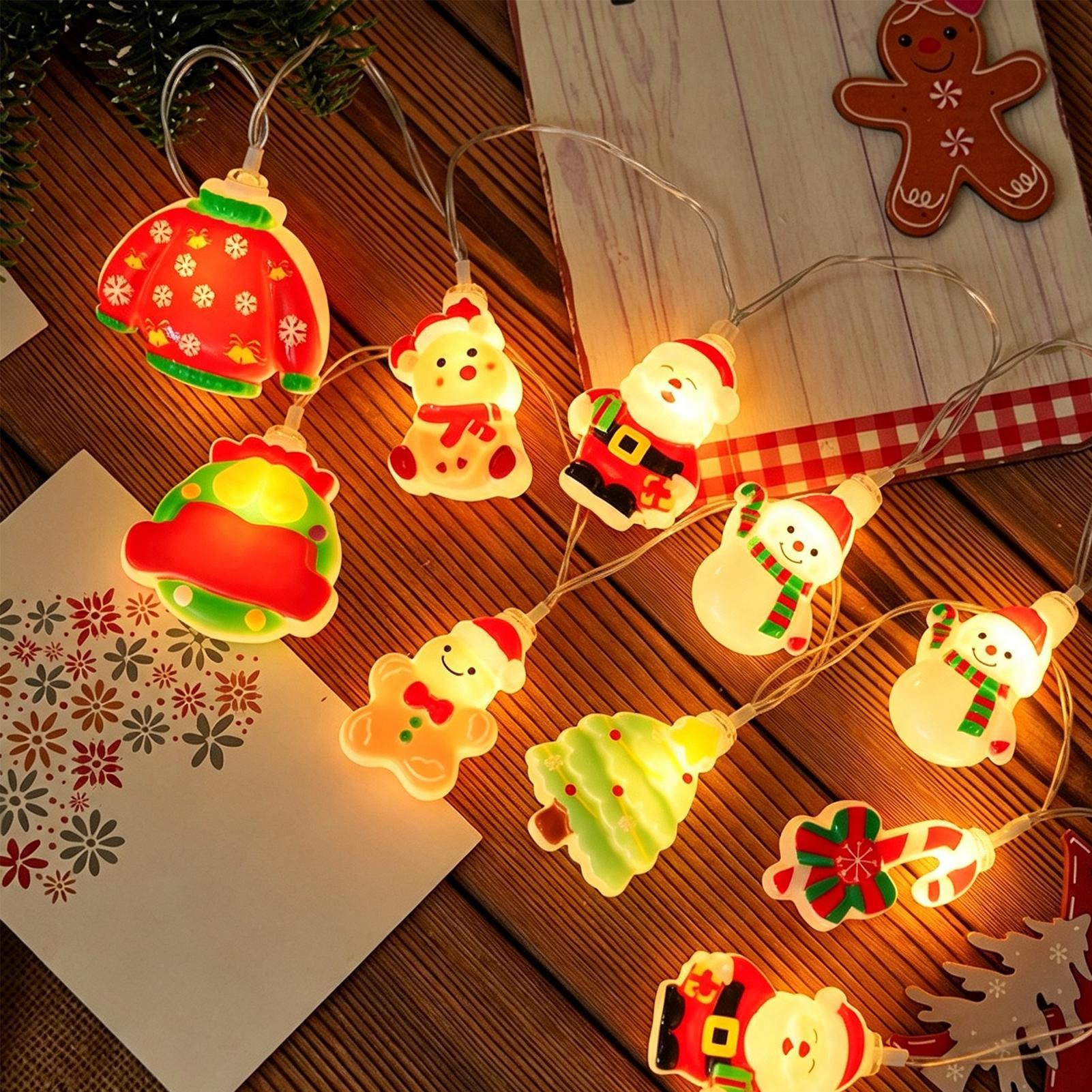 Lampu String Santa Claus LED,  - Lighting Tree Decor ulasan dan harga