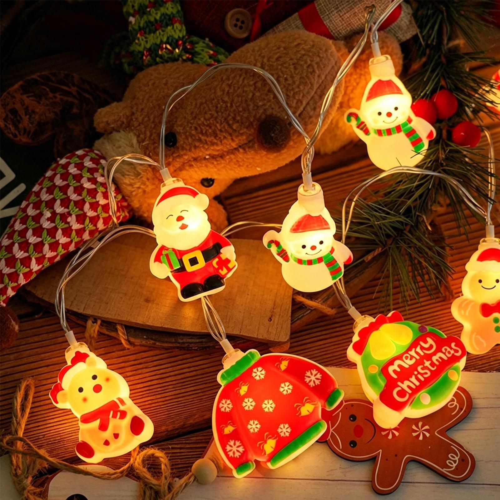 Lampu String Santa Claus LED,  - Lighting Tree Decor ulasan dan harga