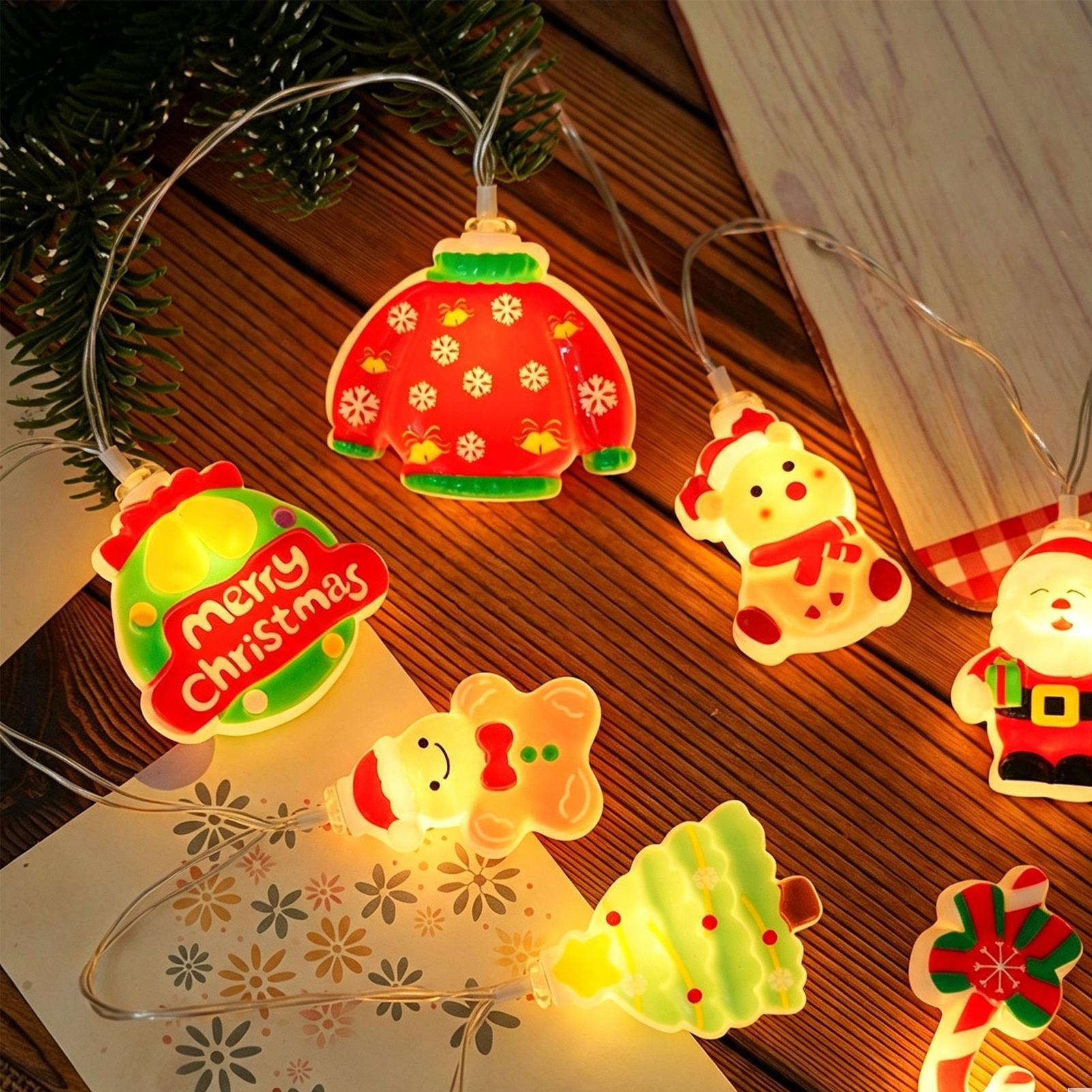 Lampu String Santa Claus LED,  - Lighting Tree Decor ulasan dan harga