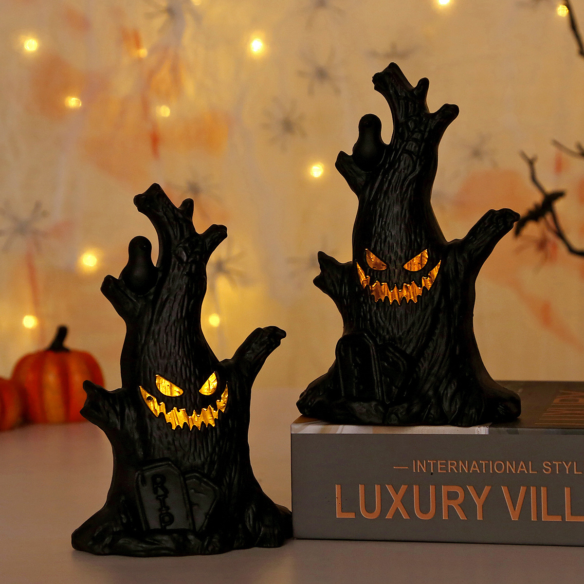 Lentera Pohon Hantu Bercahaya  - Lighting Tree Decor ulasan dan harga
