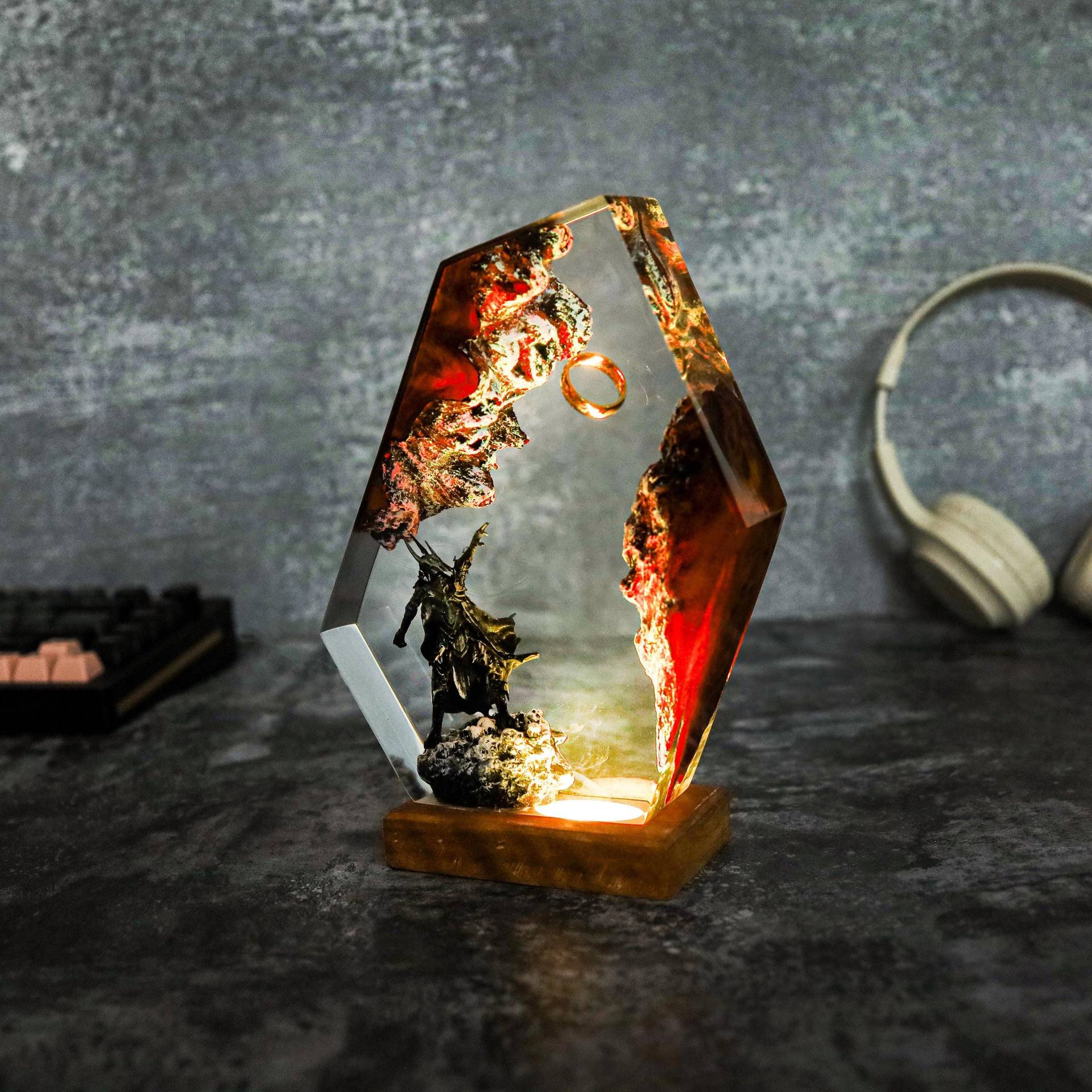 Lampu Resin Figur Adegan Film  - Lighting Decoration For Wedding ulasan dan harga