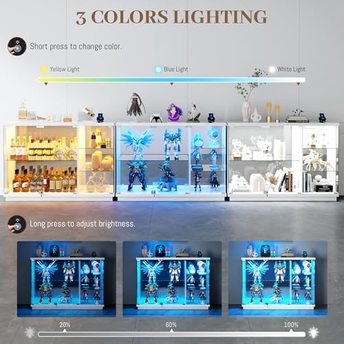 Lemari Pajangan Kaca dengan Ku - Lighting & Home Decor Studio Photos ulasan dan harga