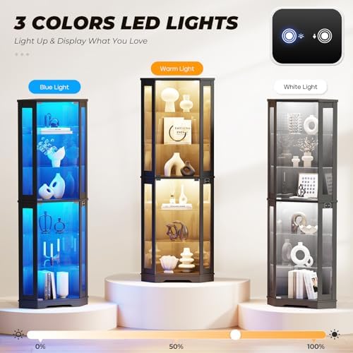 Lemari Pajangan Sudut 71 inci  - Lighting & Home Decor Studio Photos ulasan dan harga