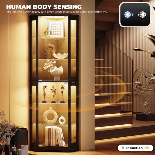 Lemari Pajangan Sudut 71 inci  - Lighting & Home Decor Studio Photos ulasan dan harga